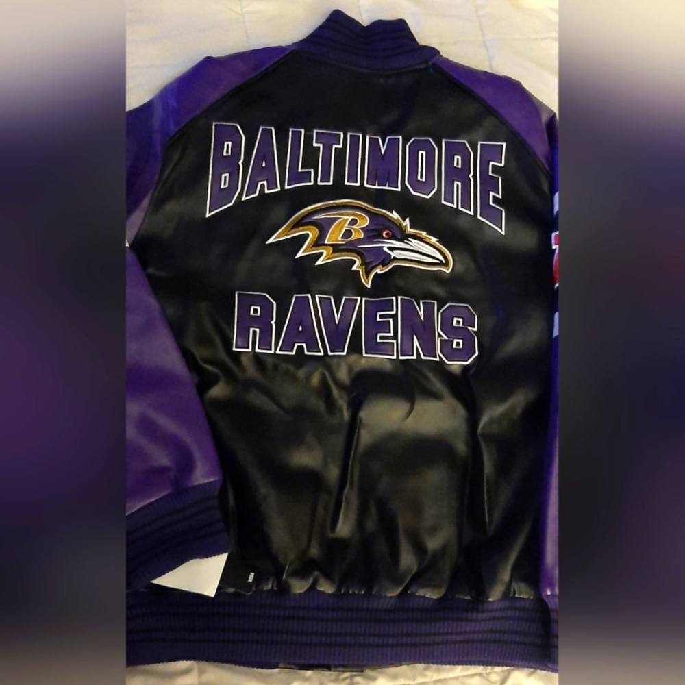 NFL Baltimore Ravens Leather Jacket *NWT*